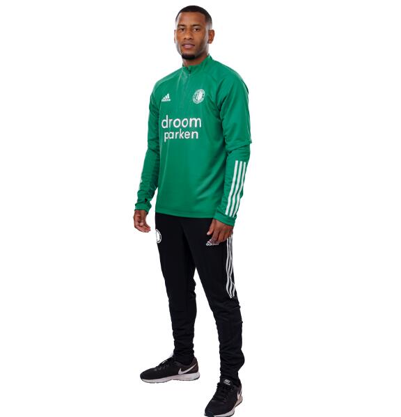 Feyenoord Green Training Kits Sweatshirt with Pants 2020/21